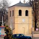 Brick belfry next to the church of the Holy Trinity, Copernicus str., Grajewo City, Grajewo County, Podlaskie Voivodeship, Poland